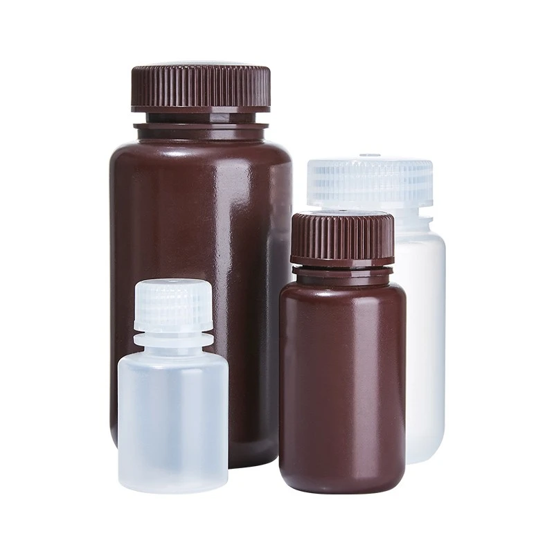 High Quality Brown Reagent Laboratory Science Plastic Bottles