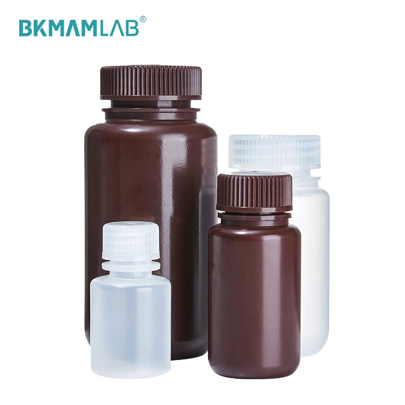 High Quality Brown Reagent Laboratory Science Plastic Bottles